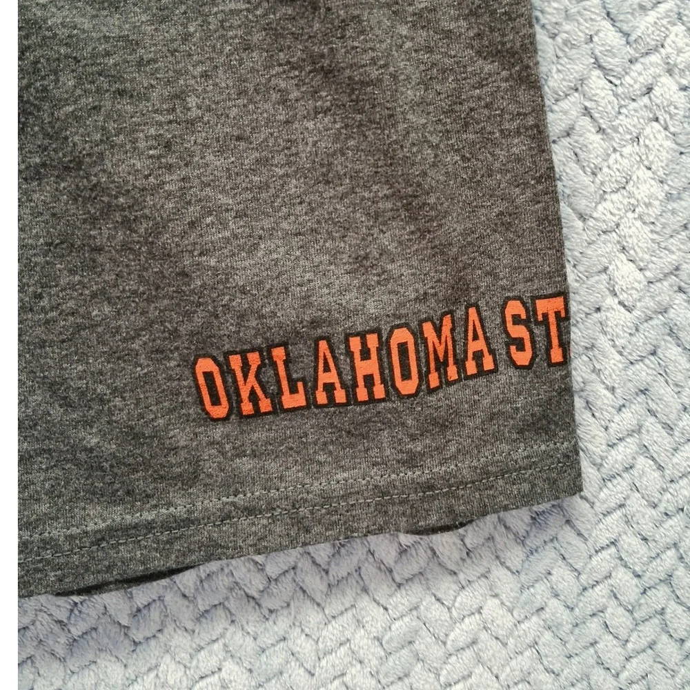 Russell Athletic Oklahoma State Cowboys Shorts Gray Mens Large NCAA Training